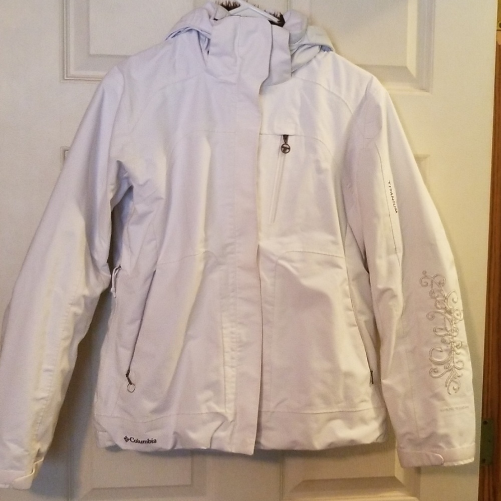 Columbia Titanium Omnitech Coat, snow skirt